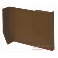 801 Заглушка для мебельного навеса, пластик, коричневая, правая: K013.C00R.971