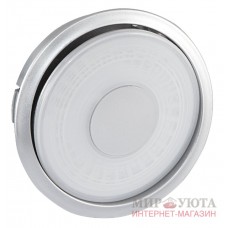 ROTO Светодиодный светильник точечный круглый, серебро, 12V, нейтральный белый 4500К, 3W: RT12-RNO-NW1