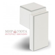 RITTO Ручка-кнопка белый глянец с шлиф. гранями: WP48R16