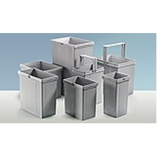 Hettich: 9132378: Контейнер для системы сбора и сортировки мусора ArciTech/InnoTech Pull, V11л, пластик, серый