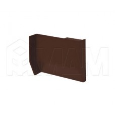801 Заглушка для мебельного навеса, пластик, темно-коричневая, правая: K013.C00R.972