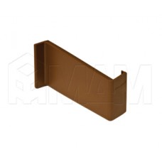 Заглушка для мебельного навеса, пластик, коричневая, левая: K015.C00L.971/RU