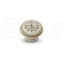 Ручка-кнопка D35мм cлоновая кость/золото винтаж керамика Watch: WPO.77.01.Q1.000.T5