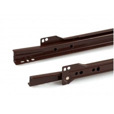 Направляющие роликовые Firmax длина 450 мм, коричневые, RAL8017, (4 части)