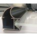 FIRMAX Уплотнитель ПВХ под вставку 4мм, бесцветный, П-образный